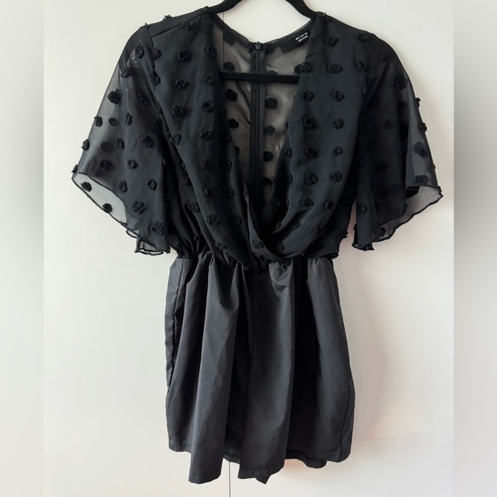Size Small Black Romper